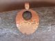 Navajo Indian Jewelry Copper Hammered Pendant! Handmade by Douglas Etsitty