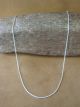 Southwestern Jewelry Sterling Silver Twisted Rope Chain Necklace 18