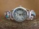 Native American Indian Jewelry Sterling Silver Turquoise Lady's Eagle Watch 