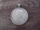 Benjamin Franklin Liberty Half Dollar Pendant - Sterling Silver