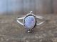 Navajo Indian Sterling Silver Pink Opal Ring by Mariano - Size 5.5