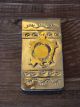 Native American Jewelry Hand Stamped Money Clip! 12 kt. Gold Fill Turtle
