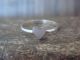 Zuni Indian Sterling Silver Pink Shell Heart Ring by Rosetta - Size 6