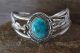 Navajo Indian Turquoise Sterling Silver Cuff Bracelet - Platero