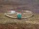Navajo Indian Sterling Silver & Turquoise Bracelet by Cadman