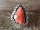Navajo Indian Sterling Silver Spiny Oyster Ring by Mike Smith - Size 5.5