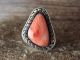 Navajo Indian Sterling Silver Spiny Oyster Ring by Mike Smith - Size 6