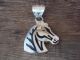 Navajo Indian Sterling Silver Horse Pendant by A, Mariano