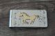 Native American Jewelry Hand Stamped Money Clip! 12 kt. Gold Fill Horse