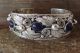 Navajo Indian Sterling Silver Lapis Bracelet by Henry Attakai