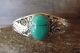 Navajo Indian Jewelry Sterling Silver Turquoise Bracelet - S. Yazzie 