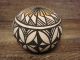 Acoma Indian Pottery Hand Painted Seed Pot by James Augustine