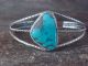 Navajo Indian Sterling Silver & Turquoise Bracelet - M. Thomas Jr.