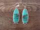 Navajo Indian Sterling Silver Turquoise Dangle Earrings! Roberta Begay