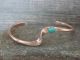 Native American Navajo Jewelry Copper & Turquoise Bracelet by Skeets