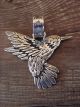 Navajo Jewelry Sterling Silver Hummingbird Pendant Richard Singer!