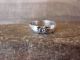 Navajo Indian Sterling Silver Floral Ring by McCarthy - Size 8