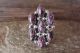 Navajo Indian Jewelry Sterling Silver Purple Spiny Oyster Ring Size 8.5 - Begay