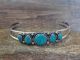 Navajo Sterling Silver & Turquoise 5 Stone Cuff Bracelet - Begay