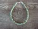 Navajo Rondelle Green Turquoise Stone Bracelet by Doreen Jake