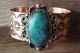 Navajo Indian Copper Turquoise Bracelet by Jackie Cleveland!