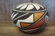 Native American Acoma Indian Pottery Hand Painted Seed Pot by Loretta Joe
