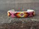 Small Navajo Indian Hand Beaded Baby Cuff Bracelet by Raven Cleveland
