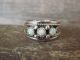 Navajo Indian Sterling Silver White Opal Ring by Whitegoat - Size 8.5