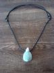  Hand Carved Amazonite White Marble Turtle Fetish Necklace - Mitchell!