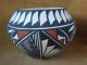 Acoma Pueblo Pottery Hand Painted Pot by Concho