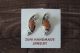 Zuni Sterling Silver Spiny Oyster Tear Drop Post Earrings! Kanesta