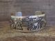 Navajo Indian Sterling Silver Horse Storyteller Bracelet Signed by Becenti