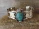 Native American Navajo Indian Nickel Silver Turquoise Bracelet by Bobby Cleveland