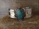 Native American Navajo Indian Nickel Silver Turquoise Bracelet by Bobby Cleveland