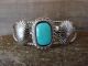 Navajo Indian Sterling Silver Turquoise Cuff Bracelet! Annie Spencer