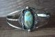 Native American Jewelry Nickel Silver Turquoise Bracelet by Bobby Cleveland