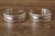 Navajo Hand Made Sterling Silver Hoop Earrings!