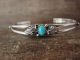 Navajo Indian Jewelry Sterling Silver Turquoise Bracelet by H. Largo