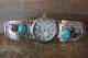 Native American Indian Jewelry Sterling Silver Turquoise Coral Watch