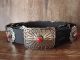 Navajo Indian Nickel Silver Coral Concho Belt - Jackie Cleveland
