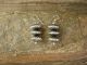 Sterling Silver Saucer Navajo Pearl Dangle Earrings by Preston Haley