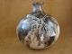 Acoma Pueblo Etched Horse Hair Dragonfly Pot by Gary Yellow Corn