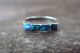 Zuni Indian Jewelry Sterling Silver Opal Inlay Ring Size 6 