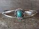 Small Navajo Indian Jewelry Turquoise Sterling Silver Bracelet - Mariano