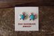 Zuni Indian Sterling Silver Blue Opal Turtle Post Earrings! R. Lalio