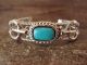 Navajo Indian Turquoise Sterling Silver Cuff Bracelet - Platero