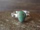Navajo Indian Jewelry Sterling Silver Turquoise Ring- Size 9