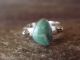Navajo Indian Jewelry Sterling Silver Turquoise Ring- Size 6