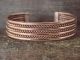 Navajo Native American Jewelry Handmade Copper Bracelet by Elaine Tahe