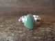 Navajo Indian Jewelry Sterling Silver Turquoise Ring- Size 5